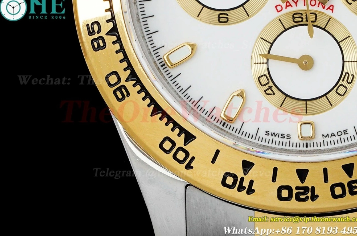 SS QF YG Weight) SH4130(Gain White 40mm Dial 116503 V3 Daytona 0121